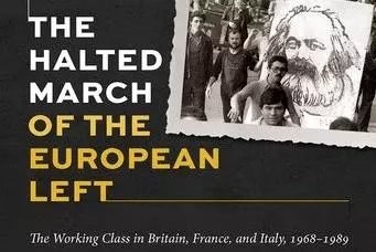 Book cover of The Halted March of the European Left